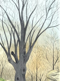 Borris Saillart Barren Tree in  late Fall Vintage