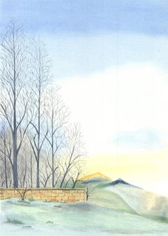 Borris Saillart 'Au bout de la cloture' 1975- Signé