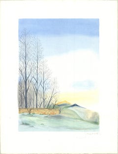 Borris Saillart 'Au bout de la cloture' 1975- Signé