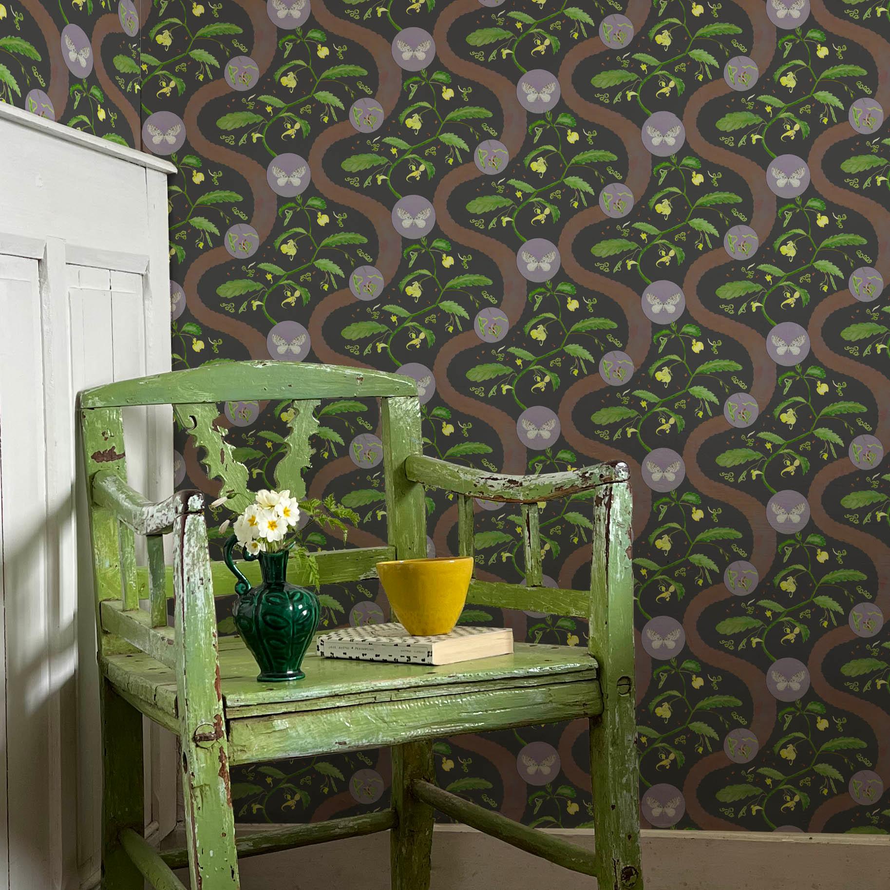 Collection: Borrowdale Balsam
Product Code: 57B
Roll dimensions: 70cm x 10m (27.6in x 10.9yards)
Area: 7sq.m (8.4 sq.yards)
Pattern repeat: 46.7cm (18.4in) Half Drop
Colourway: Ancient Oak

Wallpaper: The designs are printed on Uncoated Non-woven