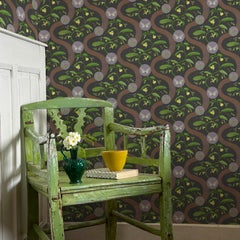 Borrowdale Balsam Wallpaper in Ancient Oak (Small Scale)