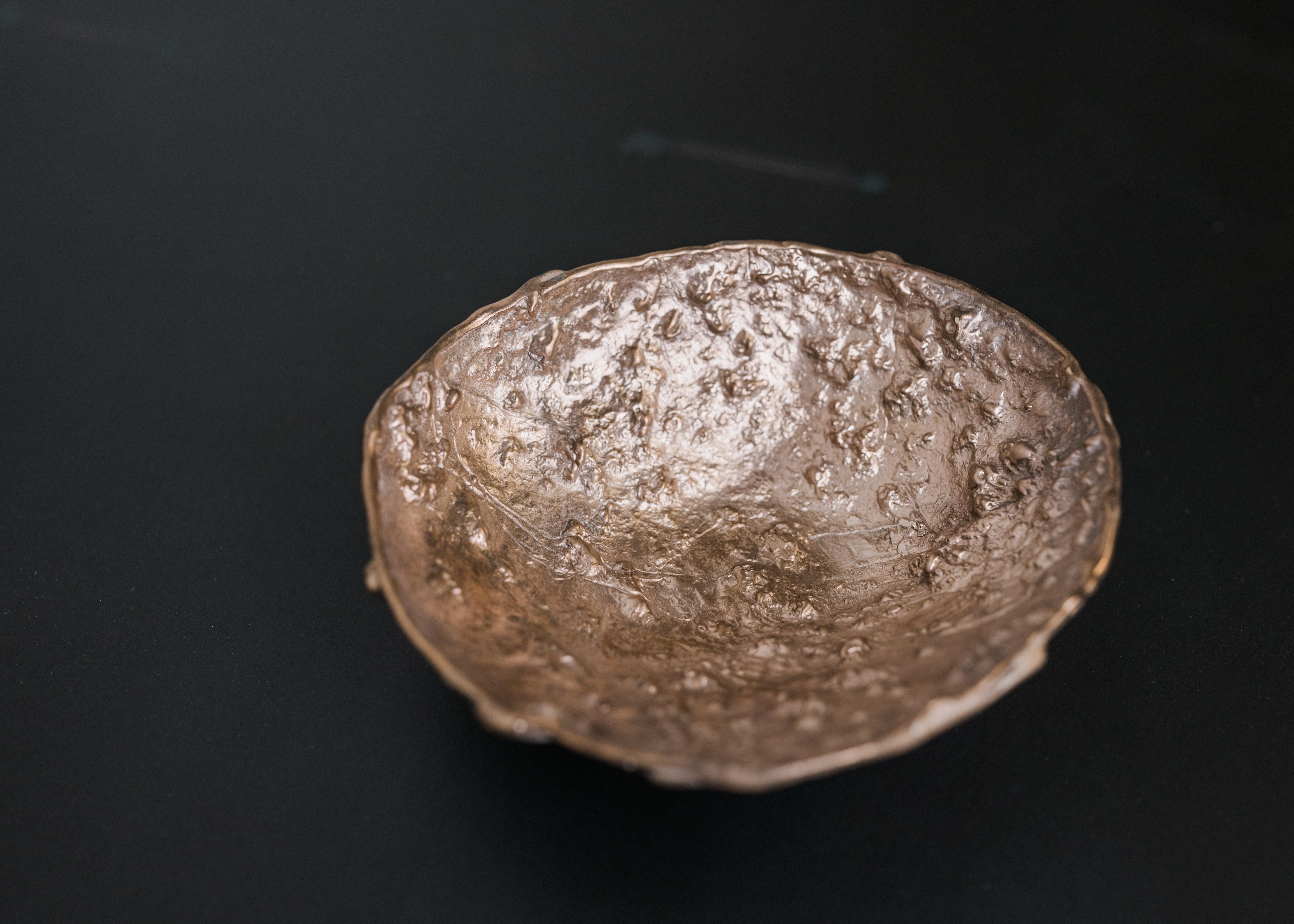 Modern Borrowed Form #10, Cast Silicon Bronze Vessel For Sale