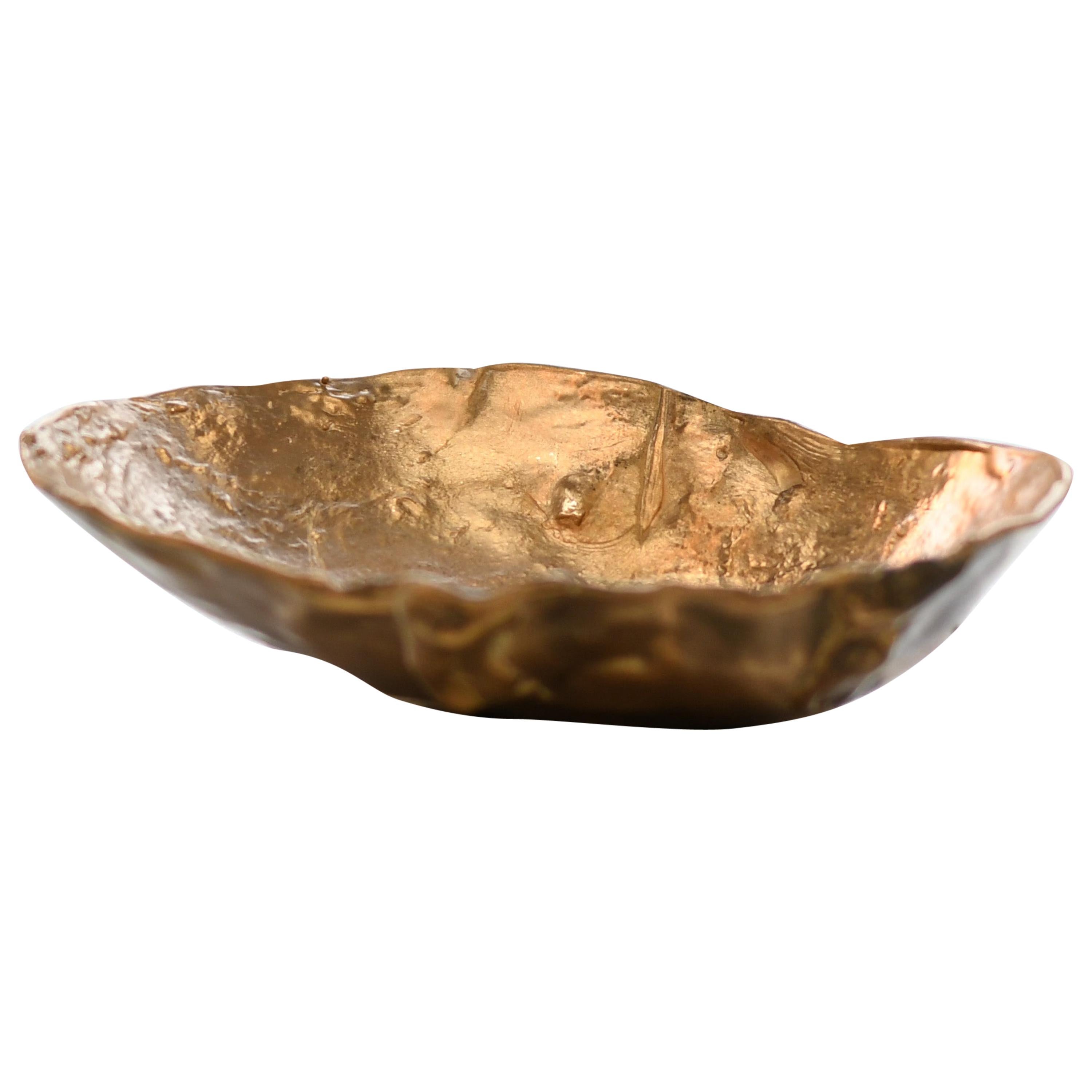 Borrowed Form #8, Cast Silicon Bronze Vessel For Sale