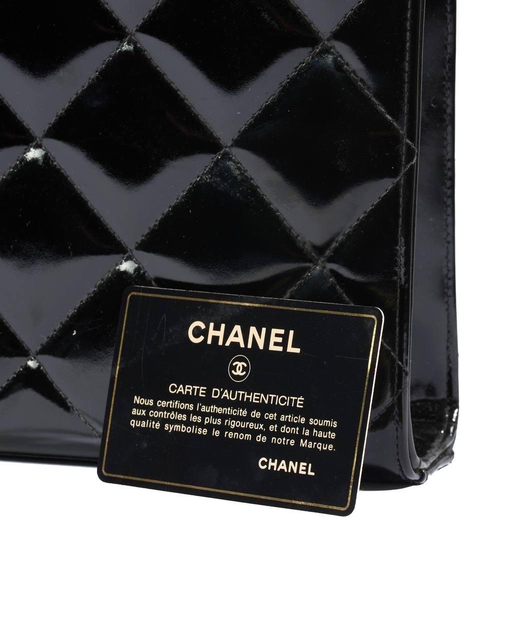 Borsa a Mano Chanel Valigetta 24H Timelesss Vintage Nera en vente 6