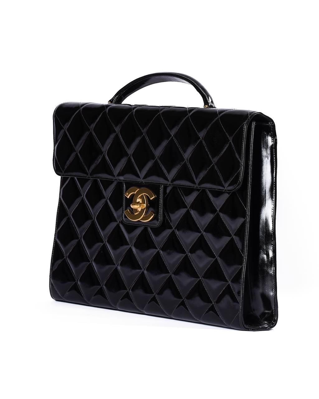 Borsa a Mano Chanel Valigetta 24H Timelesss Vintage Nera