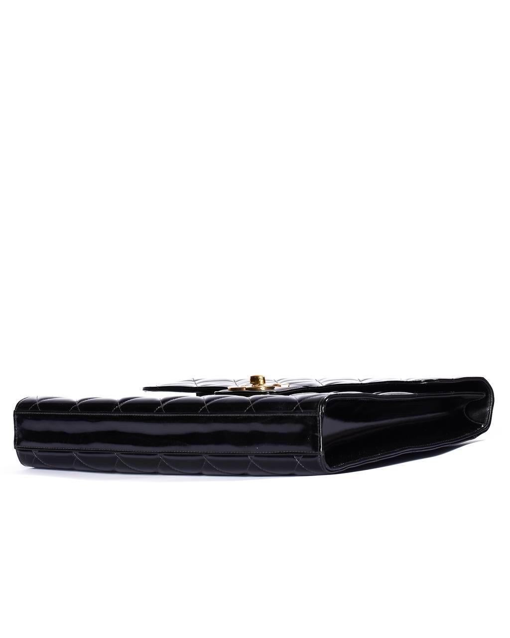 Borsa a Mano Chanel Valigetta 24H Timelesss Vintage Nera en vente 3