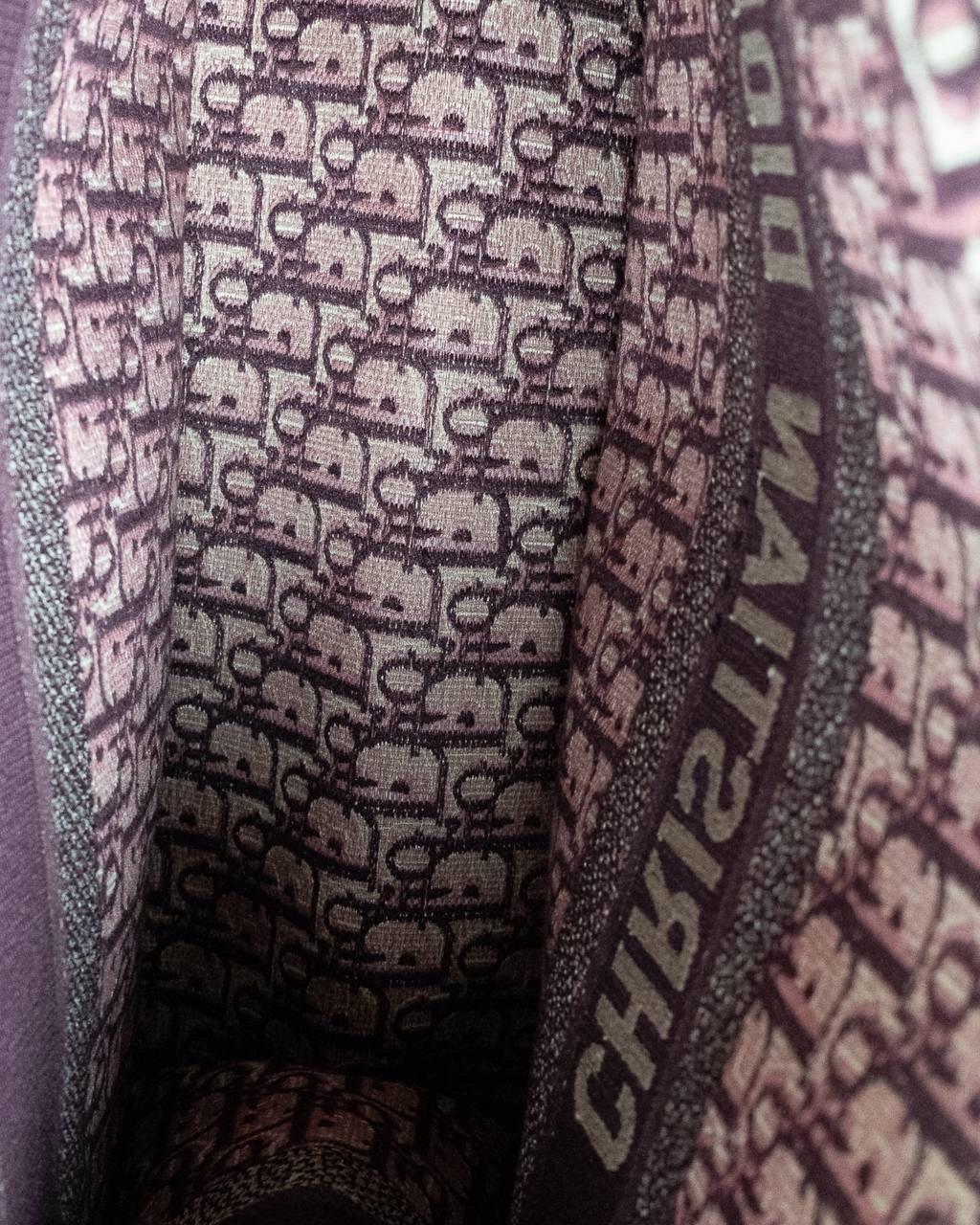 Borsa a mano Dior Book Tote Large Oblique Bordeaux For Sale 7