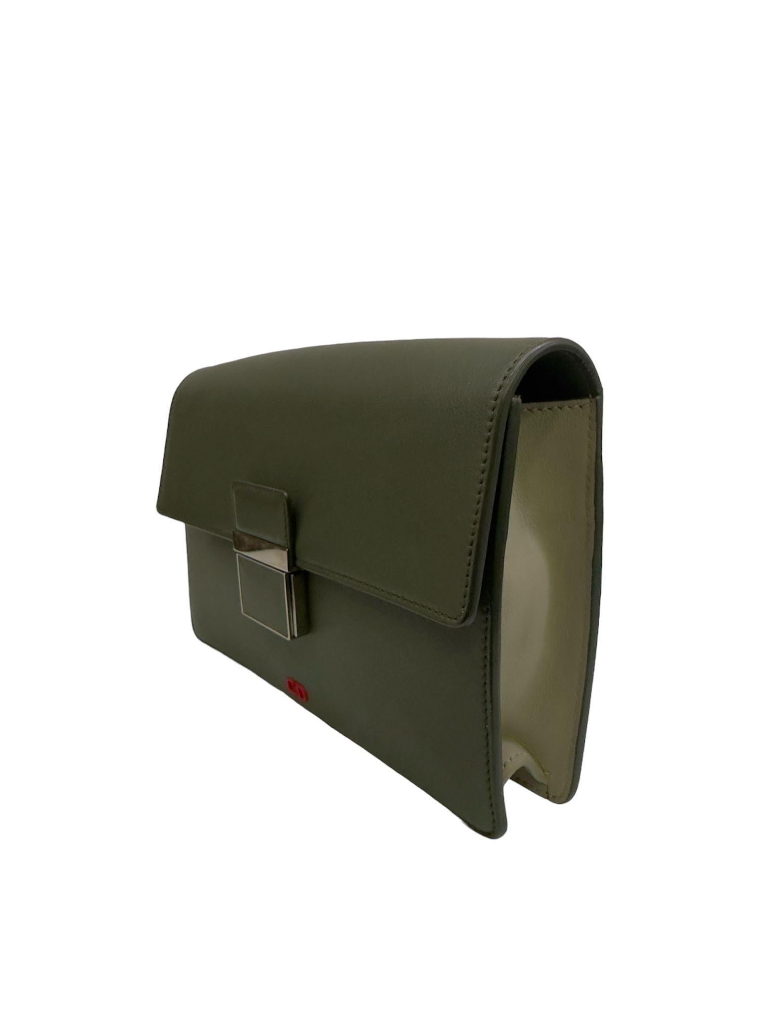 Borsa A Mano Dior Homme Clutch Verde In Good Condition For Sale In Torre Del Greco, IT