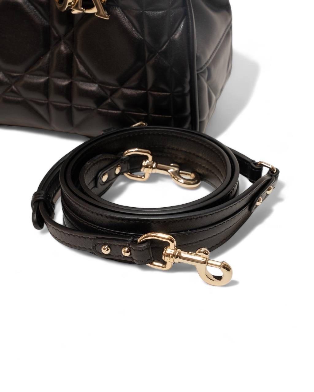 Borsa a mano Dior Lady 95.22 Small Cannage Nera 9
