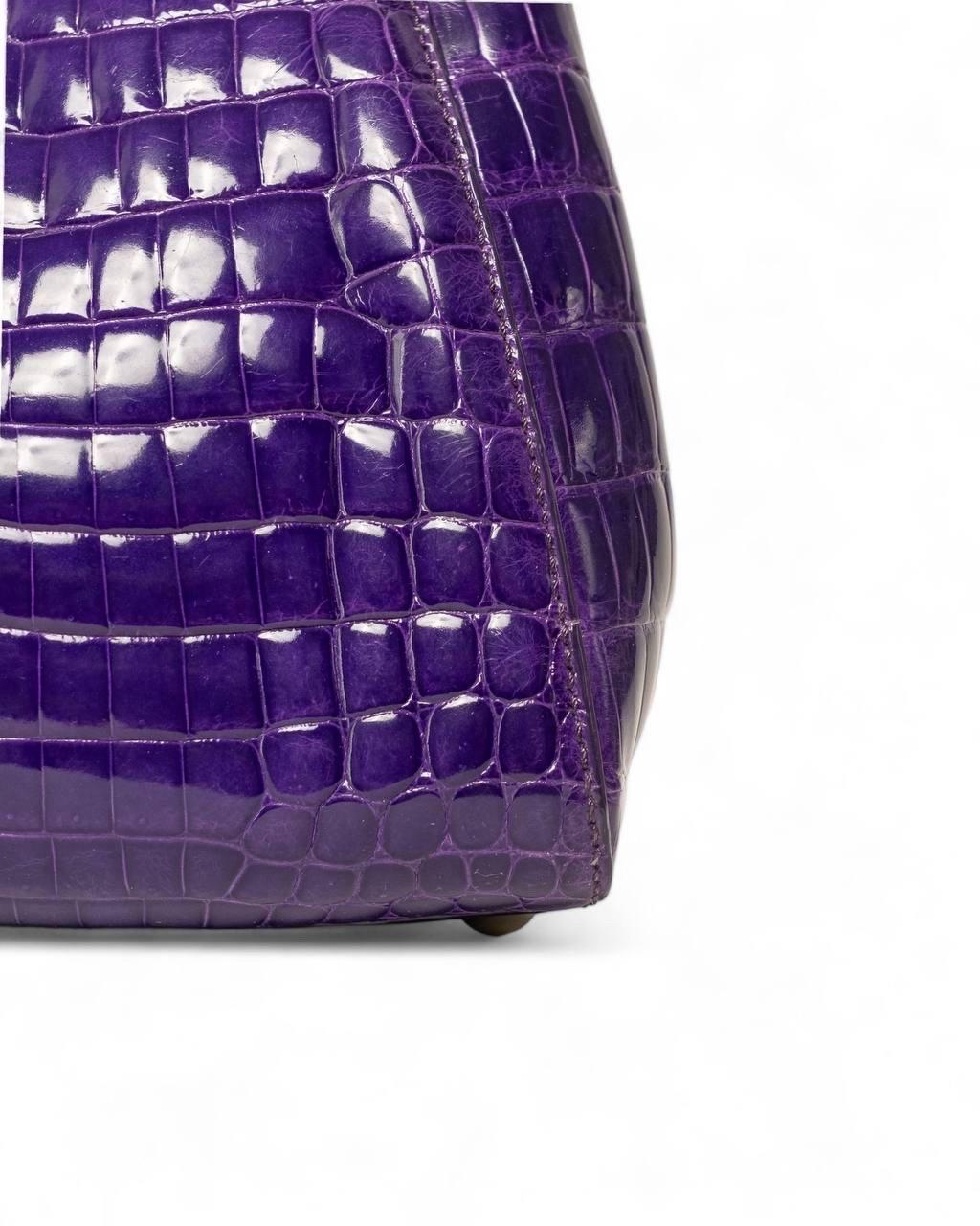 Borsa a mano Fendi Peekaboo Mini  Viola For Sale 1