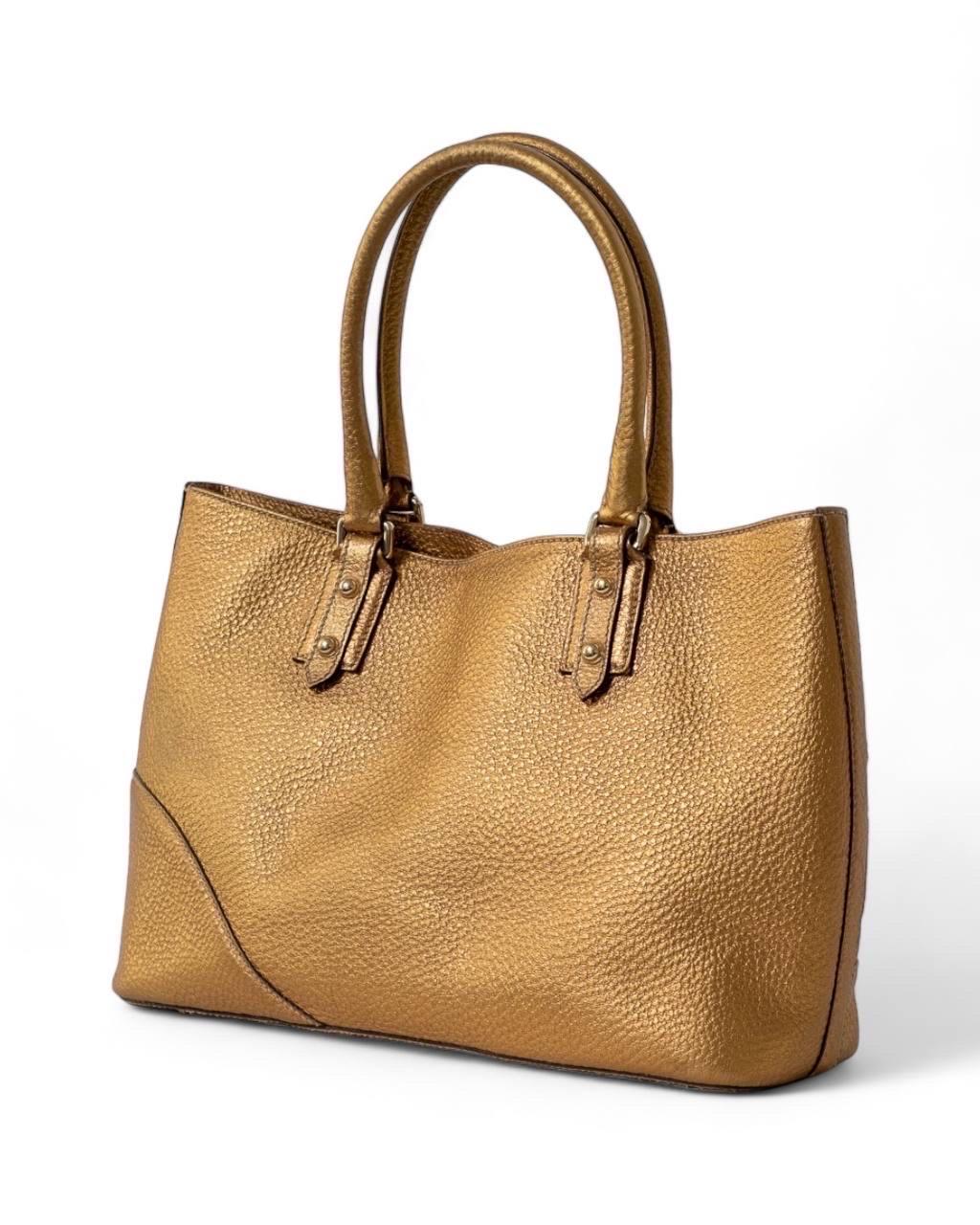 Borsa A Mano Gucci Hasler mors de cheval Oro en vente 2