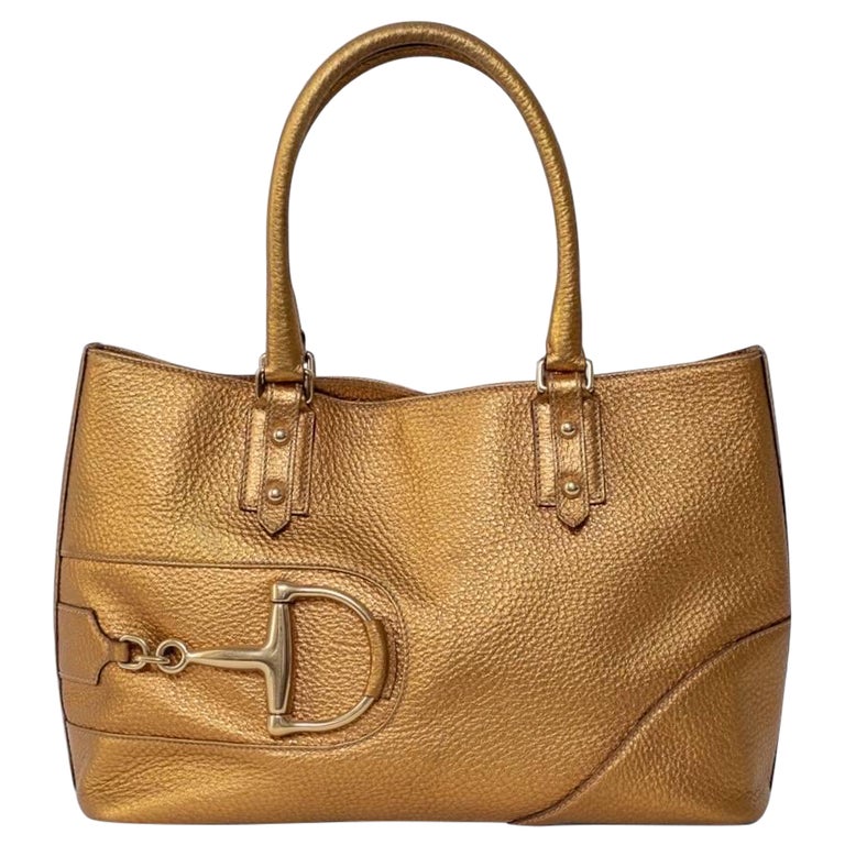 Borsa A Mano Gucci Hasler Horsebit Oro For Sale at 1stDibs