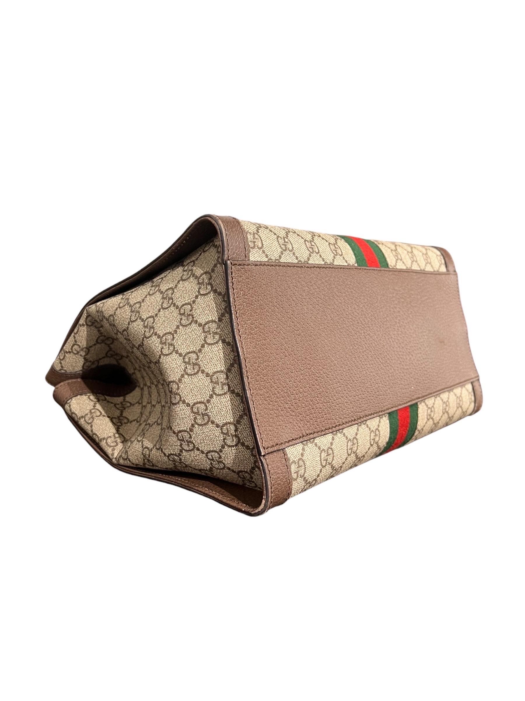 Borsa a Mano Gucci Shopper Ophidia GG Supreme Medium 6