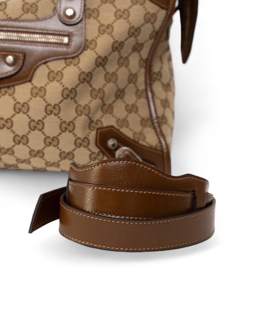 Borsa a Mano Gucci x Balenciaga City GG Supreme 9