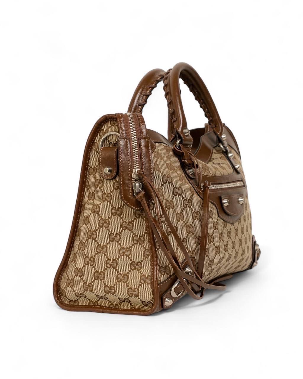 Women's Borsa a Mano Gucci x Balenciaga City GG Supreme