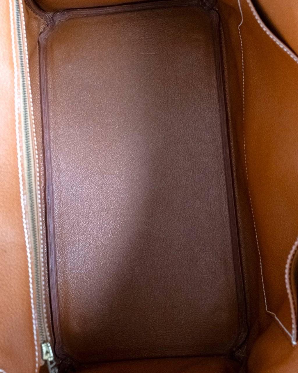 Borsa A Mano Hermès Birkin 35 Epsom Gold For Sale 6