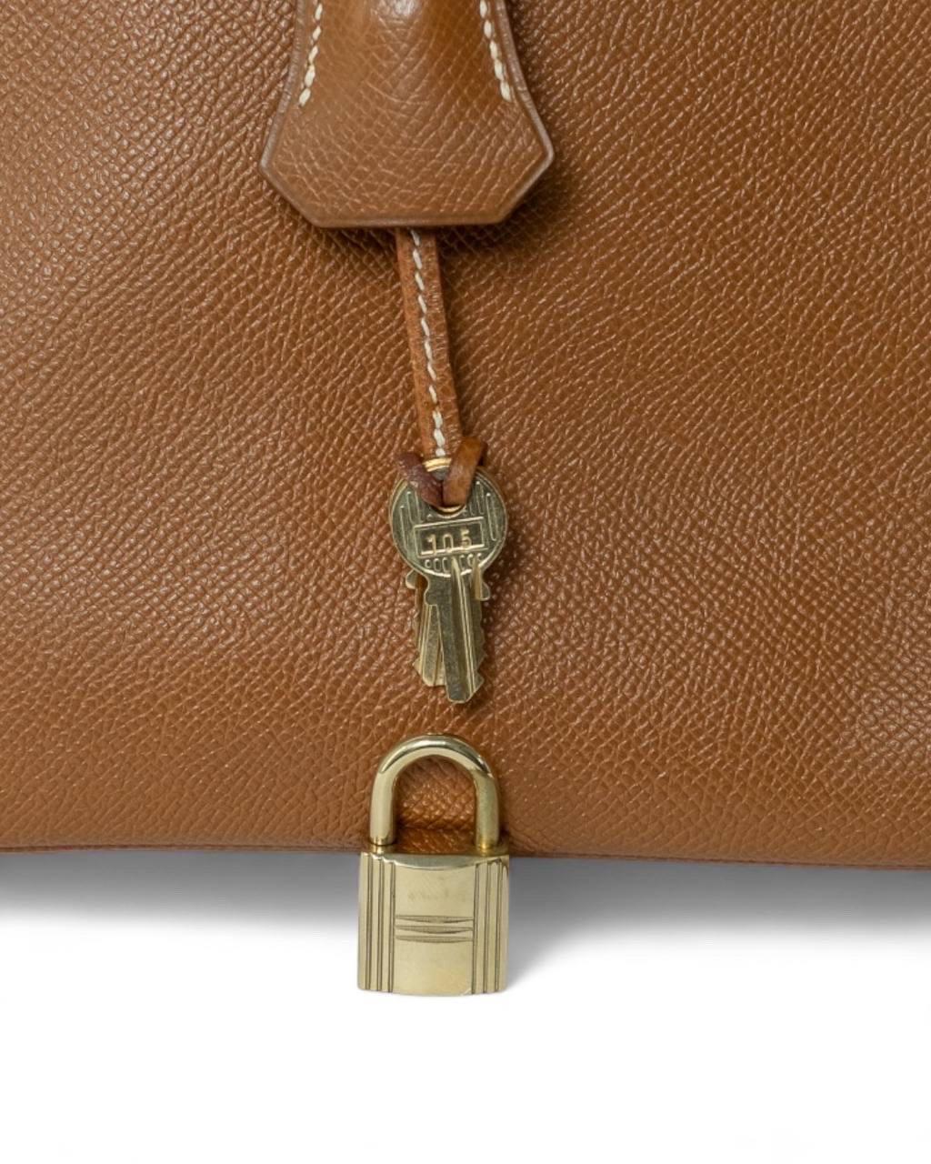 Borsa A Mano Hermès Birkin 35 Epsom Gold For Sale 4