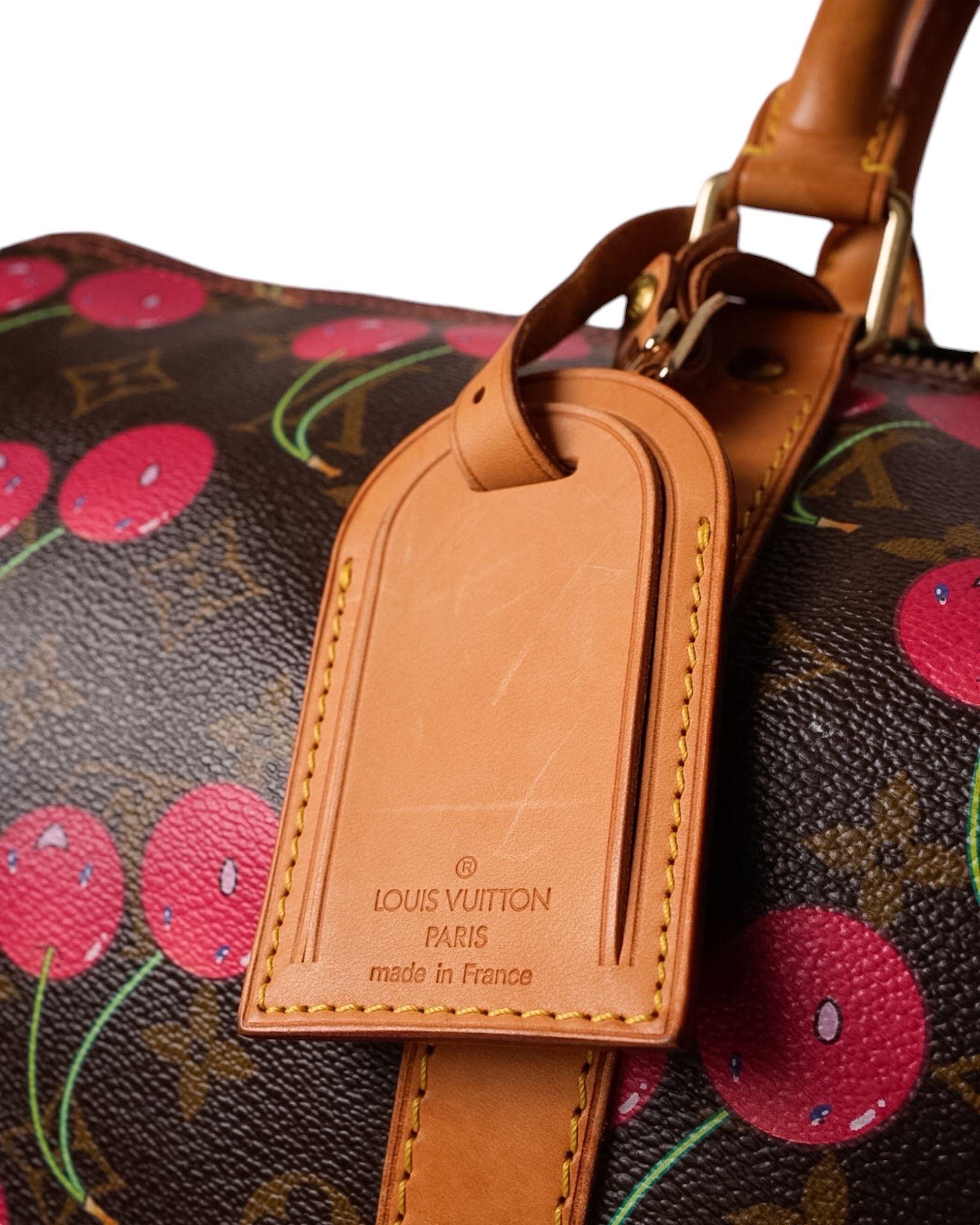 Borsa a Mano Louis Vuitton Keepall 45 Monogram Cerises 8