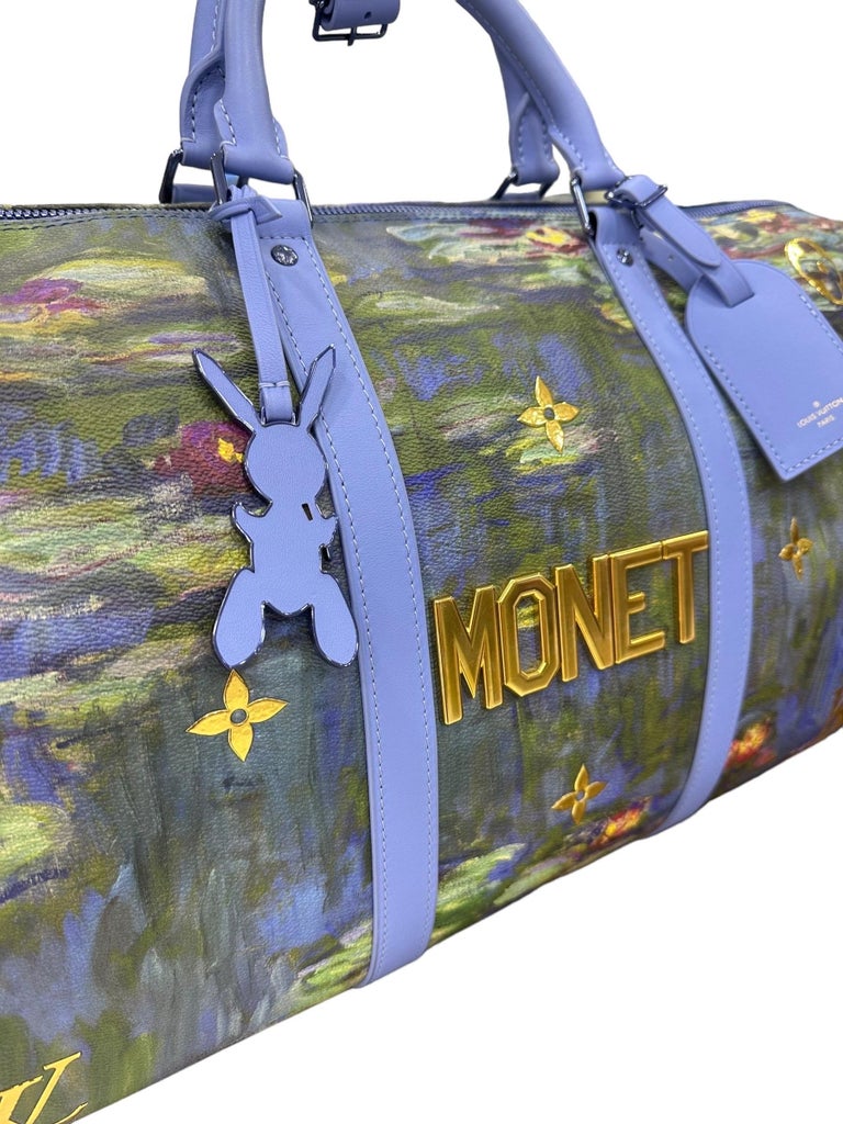 Borsa A Mano Louis Vuitton Keepall 50 Bandouliére Master Collection Monet 