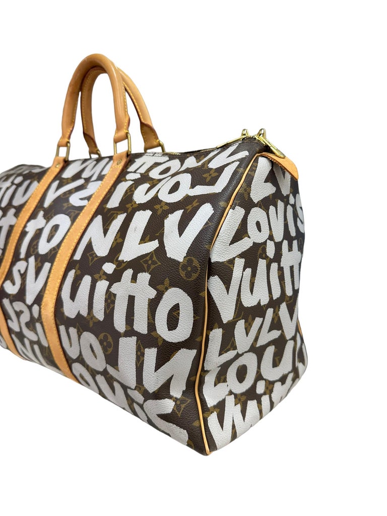 Sold at Auction: Stephen Sprouse, STEPHEN SPROUSE X LOUIS VUITTON, LIMITED  EDITION GRAFFITI KEEPALL 50, CIRCA 2001