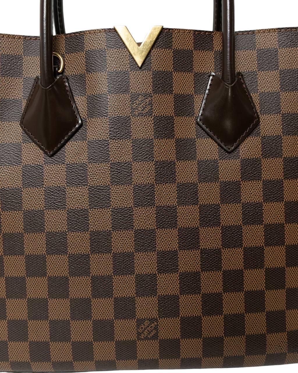 Borsa A Mano Louis Vuitton Kensington MM Damier Ebene 8