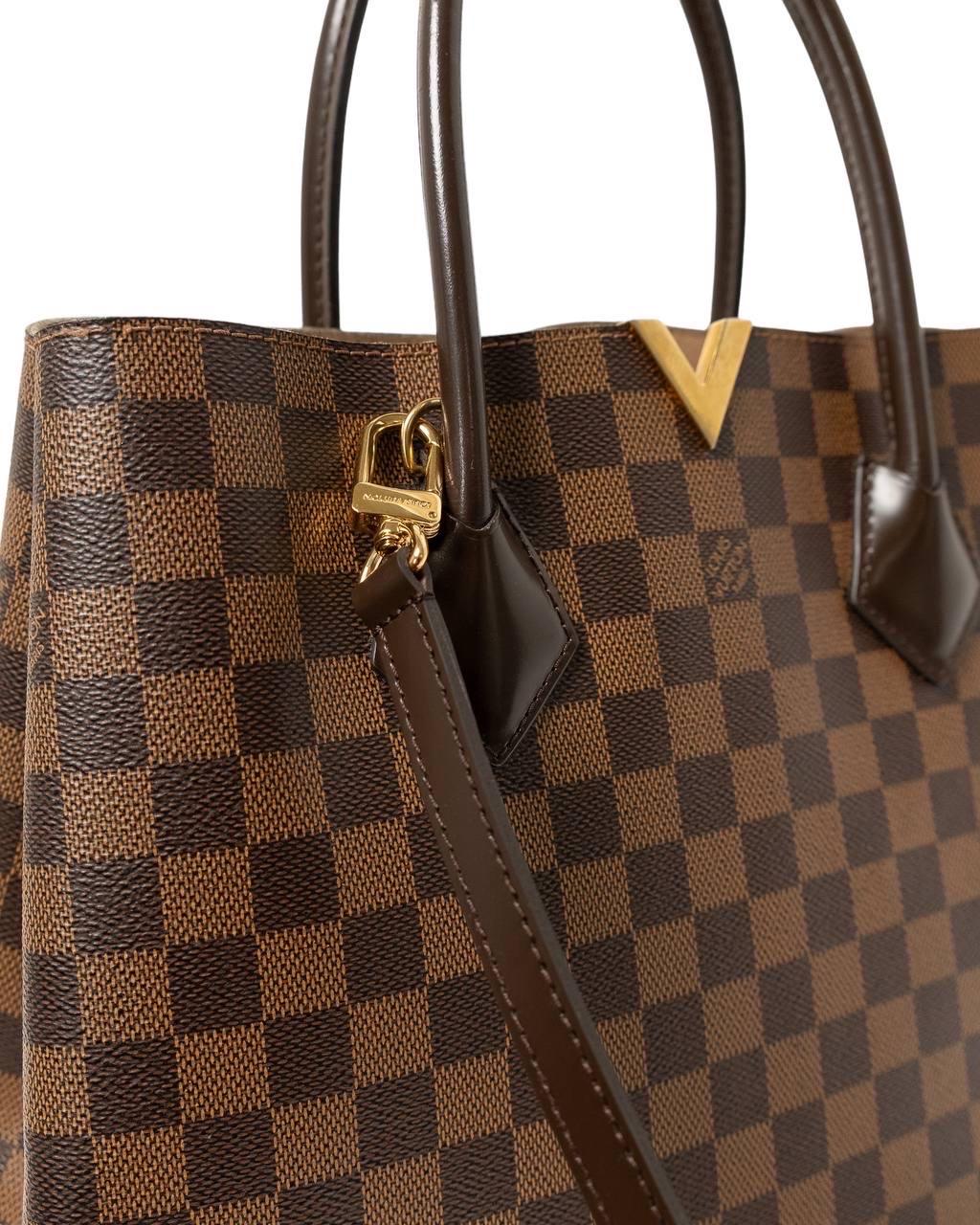 Borsa A Mano Louis Vuitton Kensington MM Damier Ebene 10