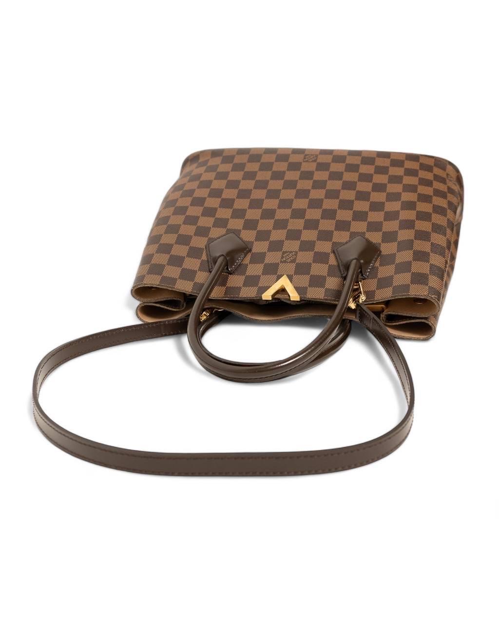 Borsa A Mano Louis Vuitton Kensington MM Damier Ebene 13