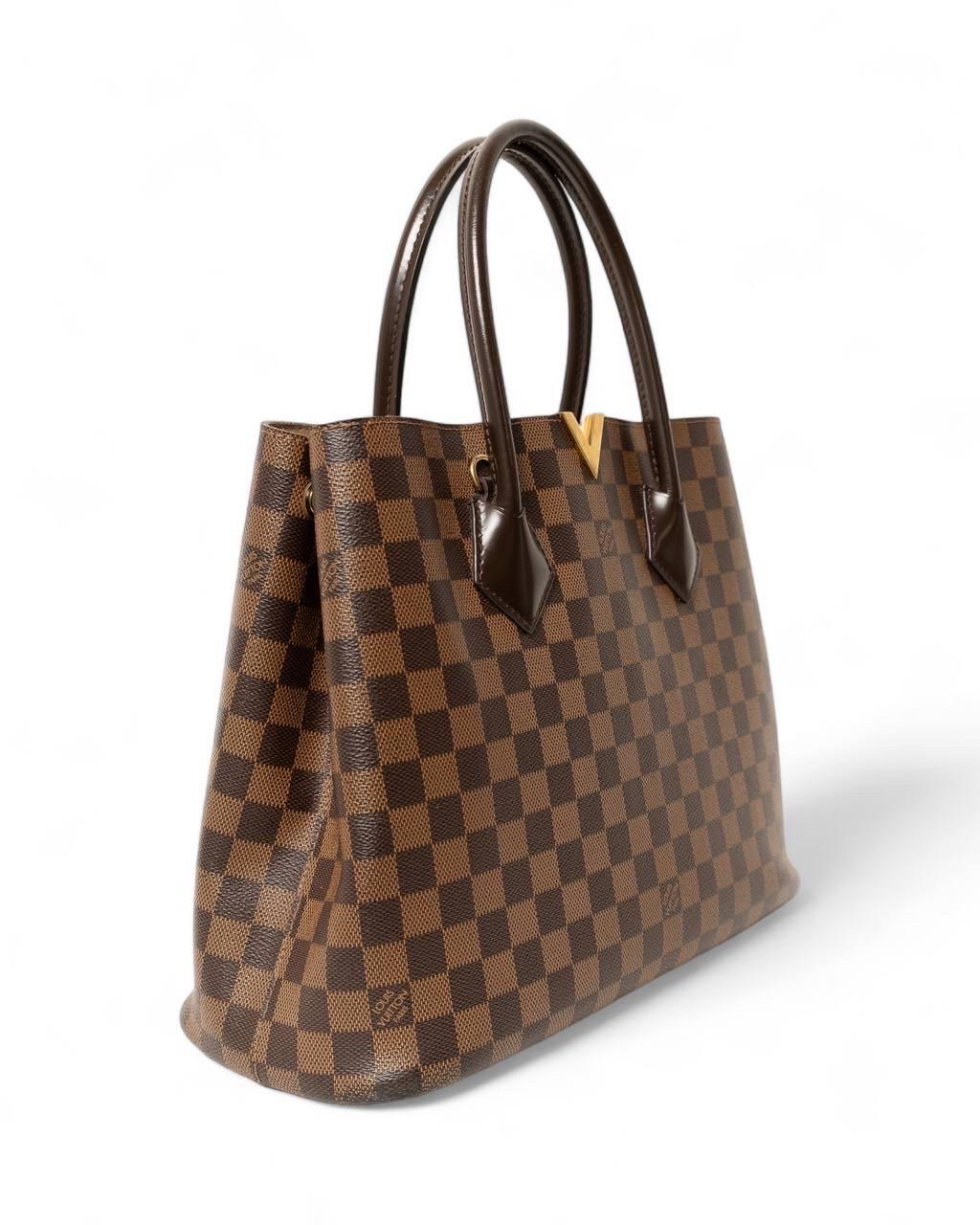 Borsa A Mano Louis Vuitton Kensington MM Damier Ebene In Excellent Condition In Torre Del Greco, IT