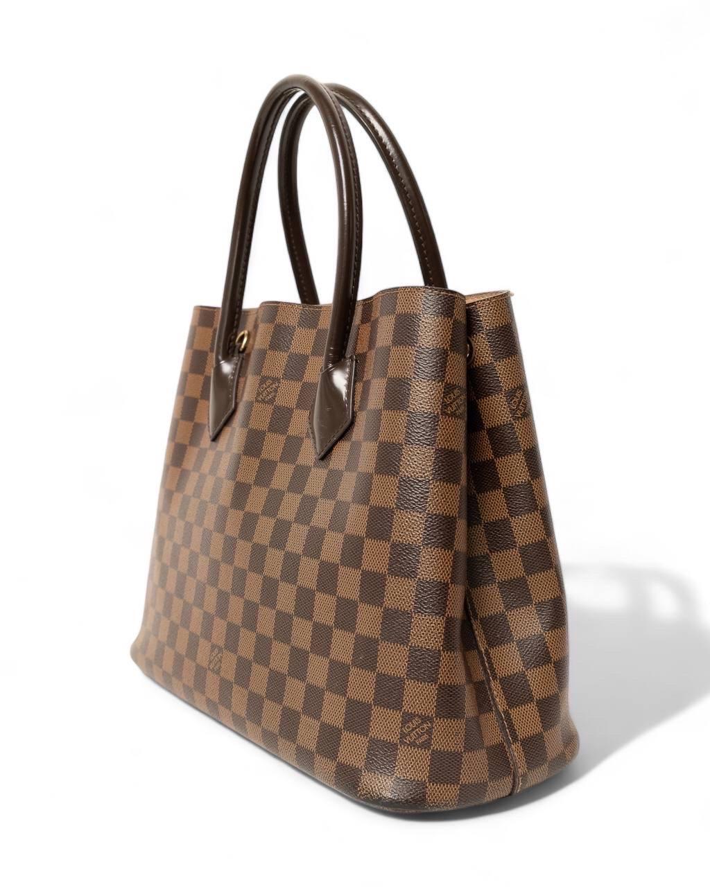 Borsa A Mano Louis Vuitton Kensington MM Damier Ebene 2