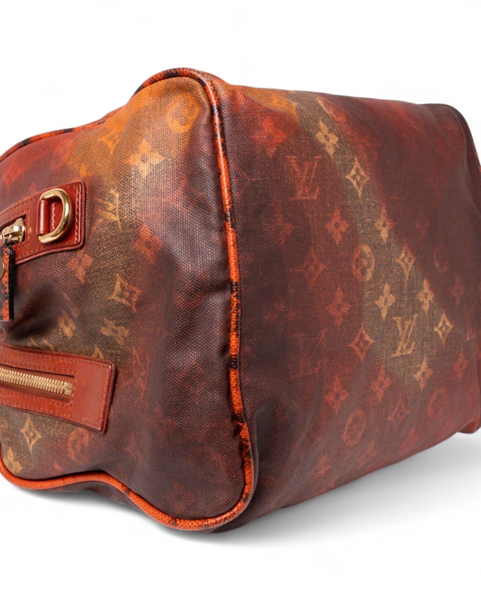 Borsa a mano Louis Vuitton Man Crazy MM Monogram Rossa For Sale 7