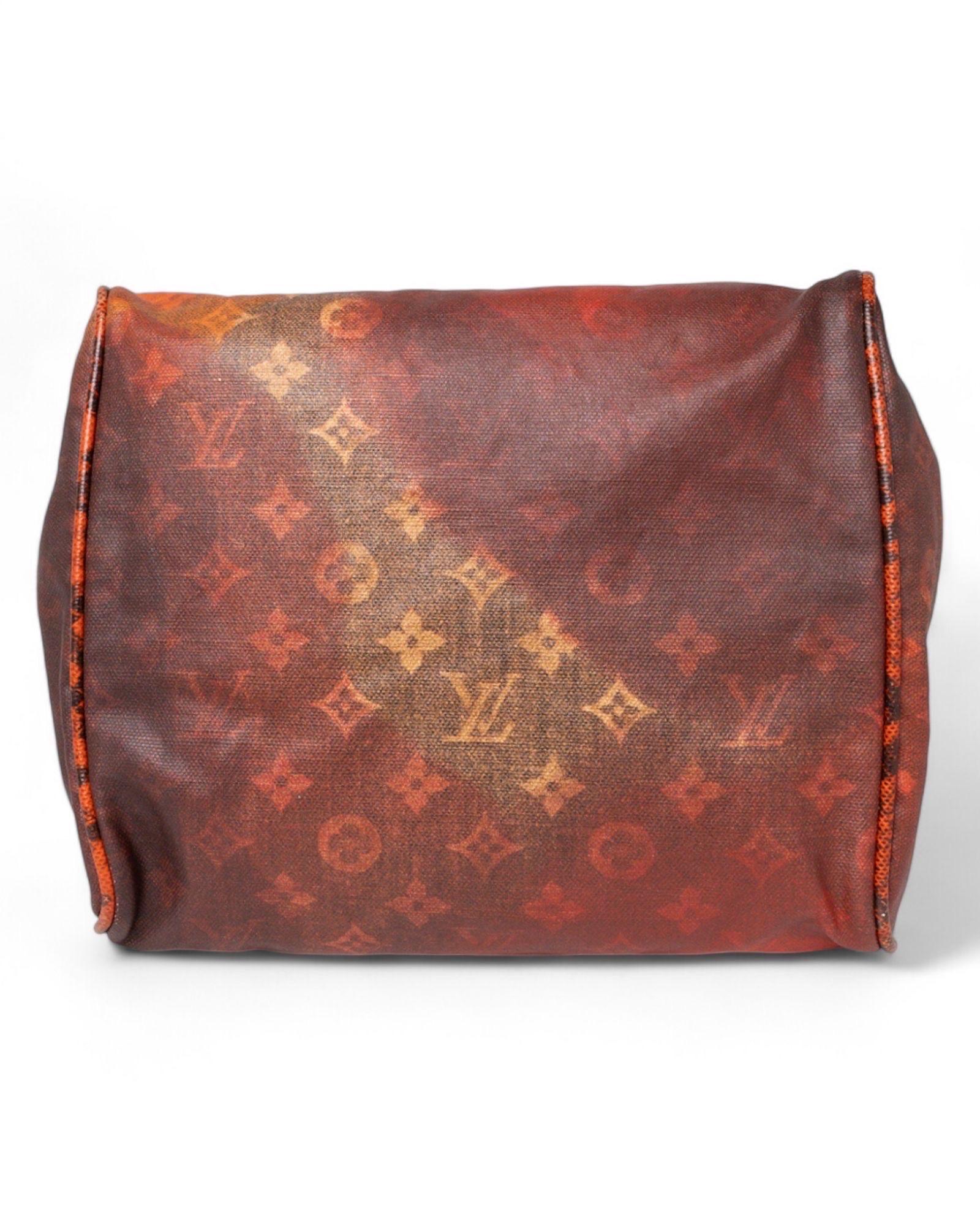 Borsa a mano Louis Vuitton Man Crazy MM Monogram Rossa For Sale 8