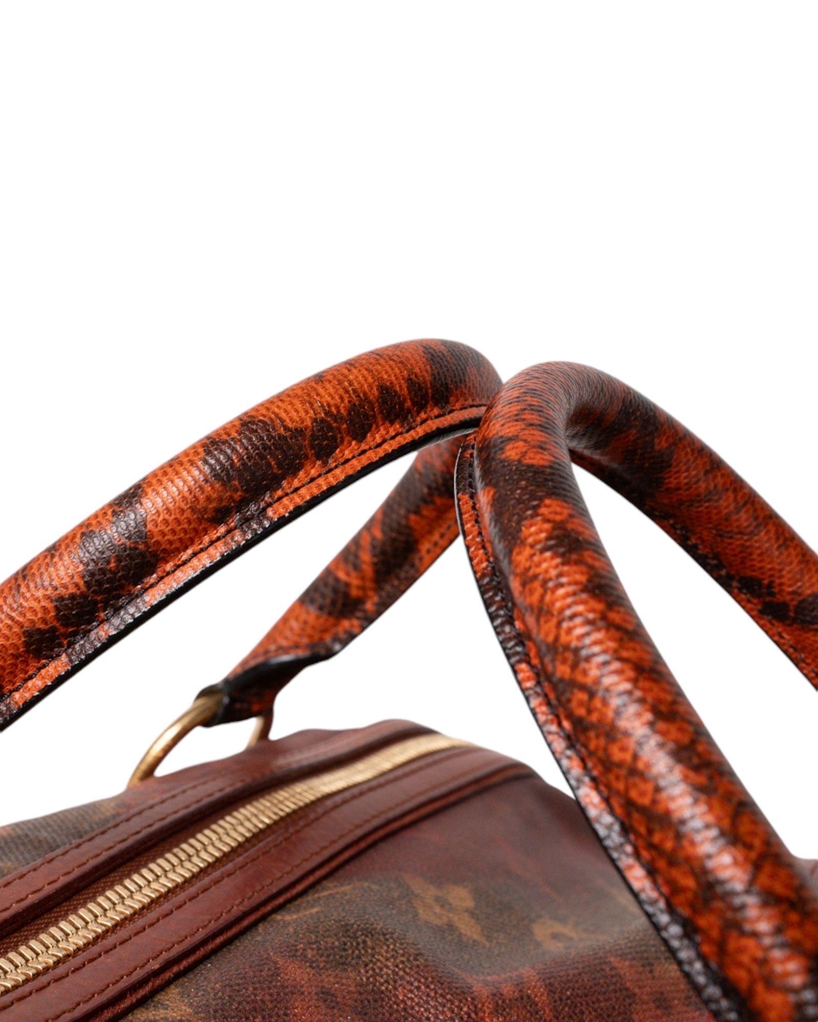 Women's Borsa a mano Louis Vuitton Man Crazy MM Monogram Rossa For Sale