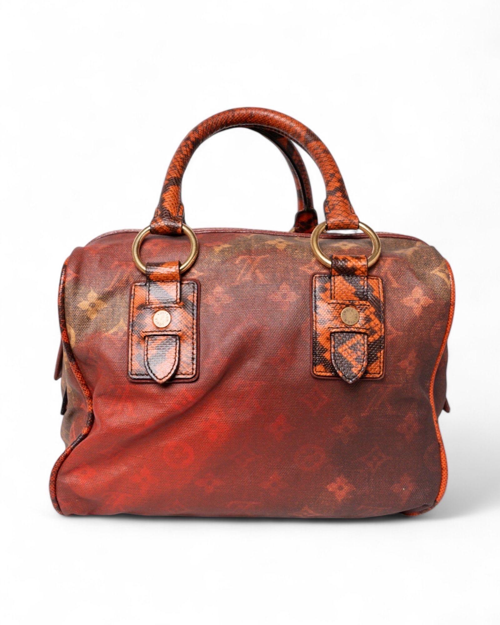 Borsa a mano Louis Vuitton Man Crazy MM Monogram Rossa For Sale 1