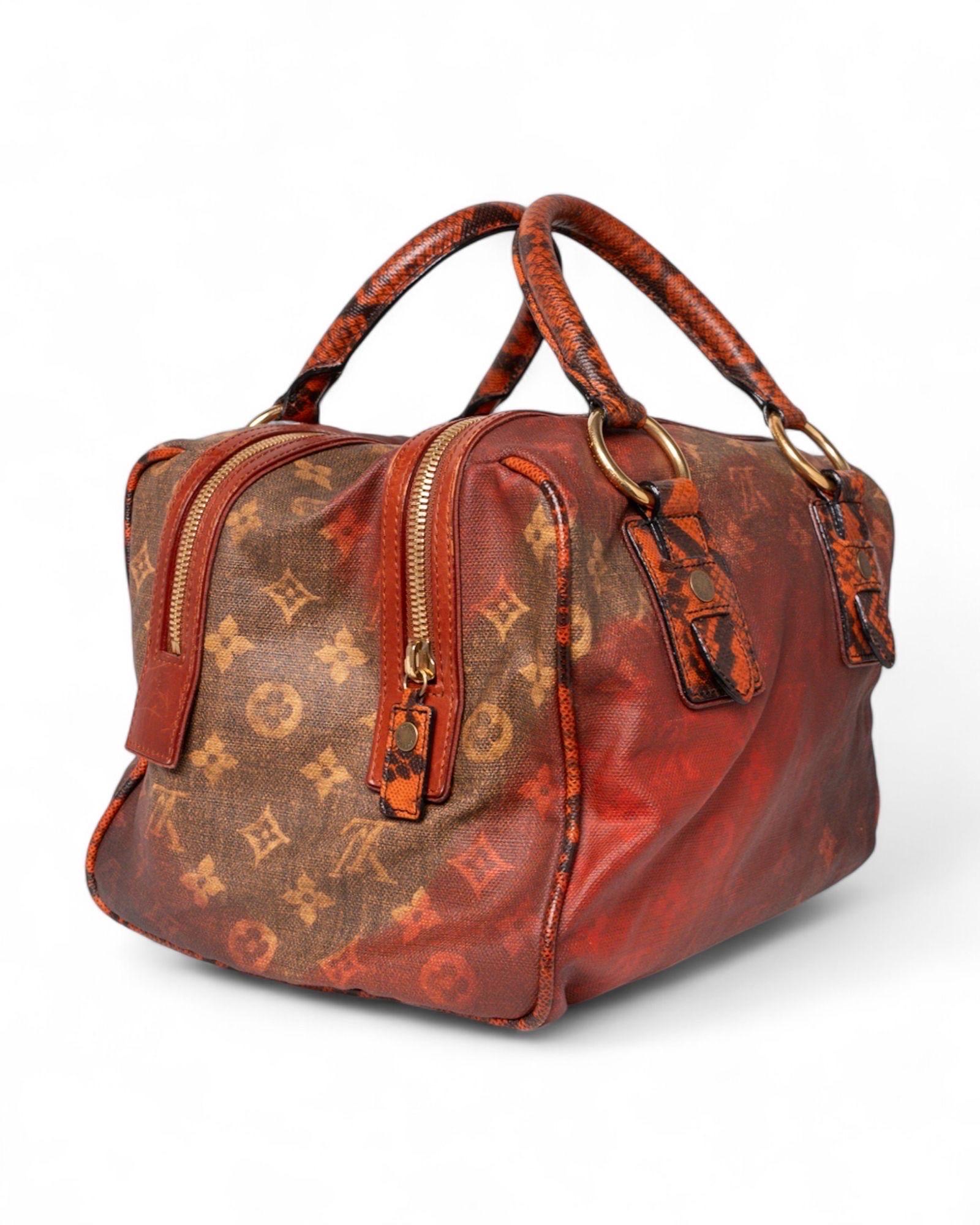 Borsa a mano Louis Vuitton Man Crazy MM Monogram Rossa For Sale 2