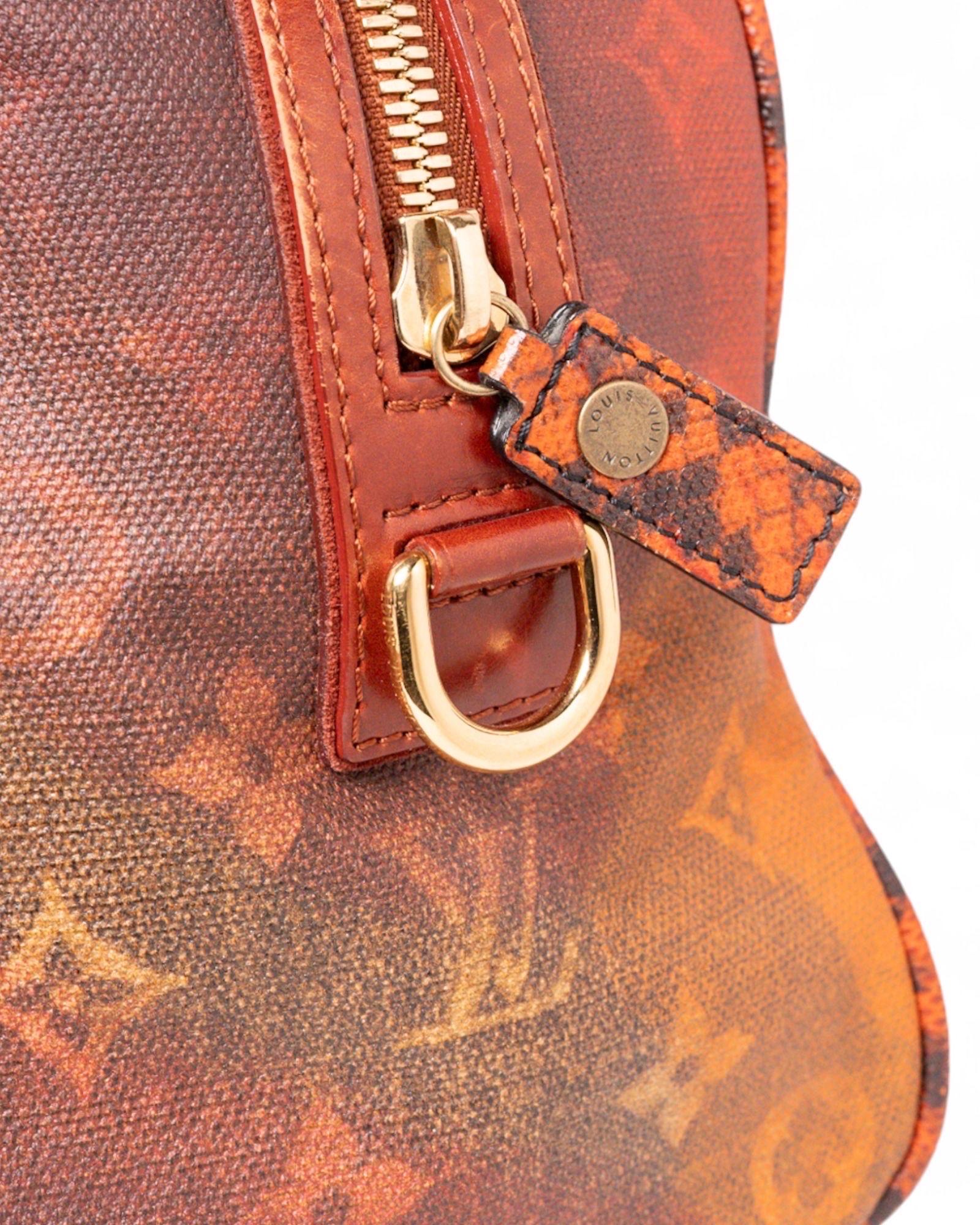 Borsa a mano Louis Vuitton Man Crazy MM Monogram Rossa For Sale 4