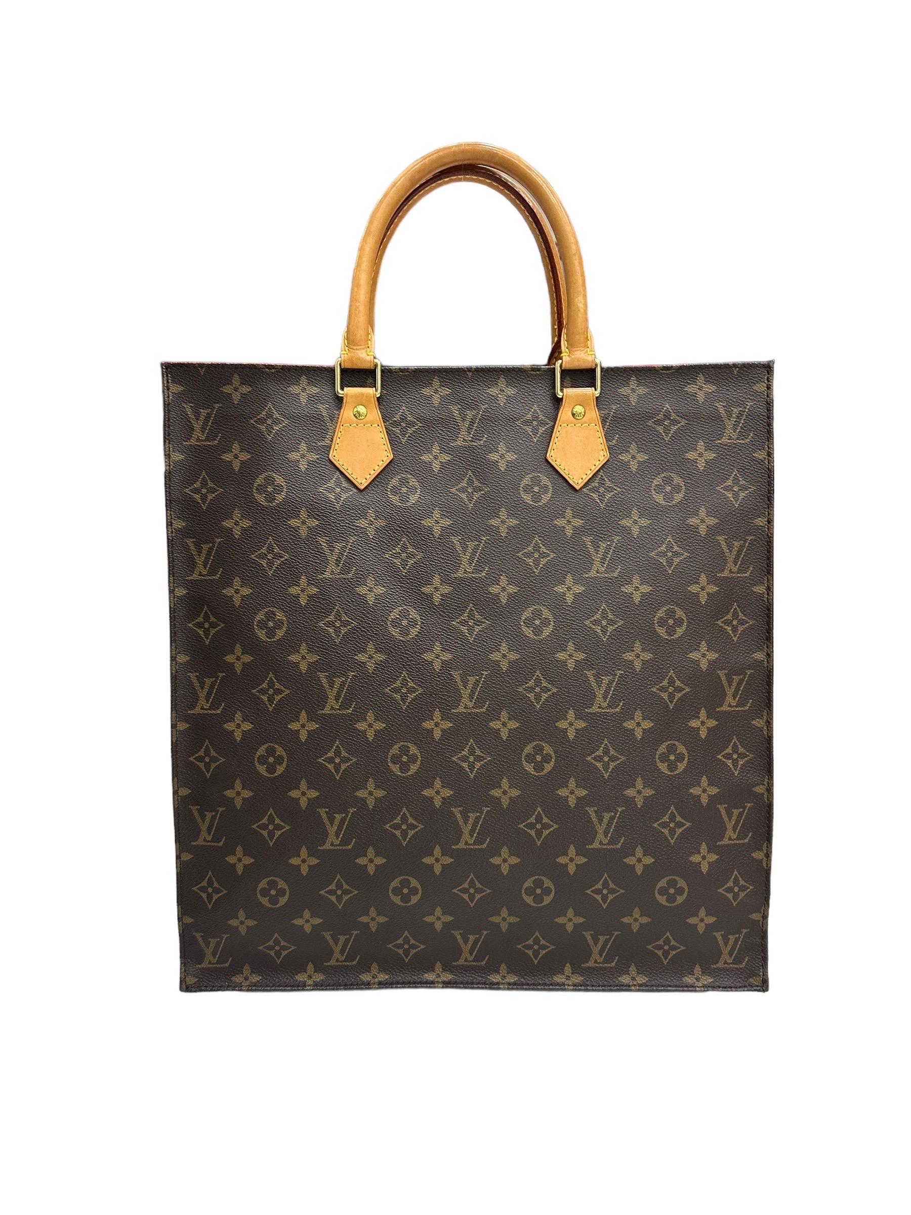 Borsa A Mano Louis Vuitton Sac Plat GM Monogram In Good Condition For Sale In Torre Del Greco, IT