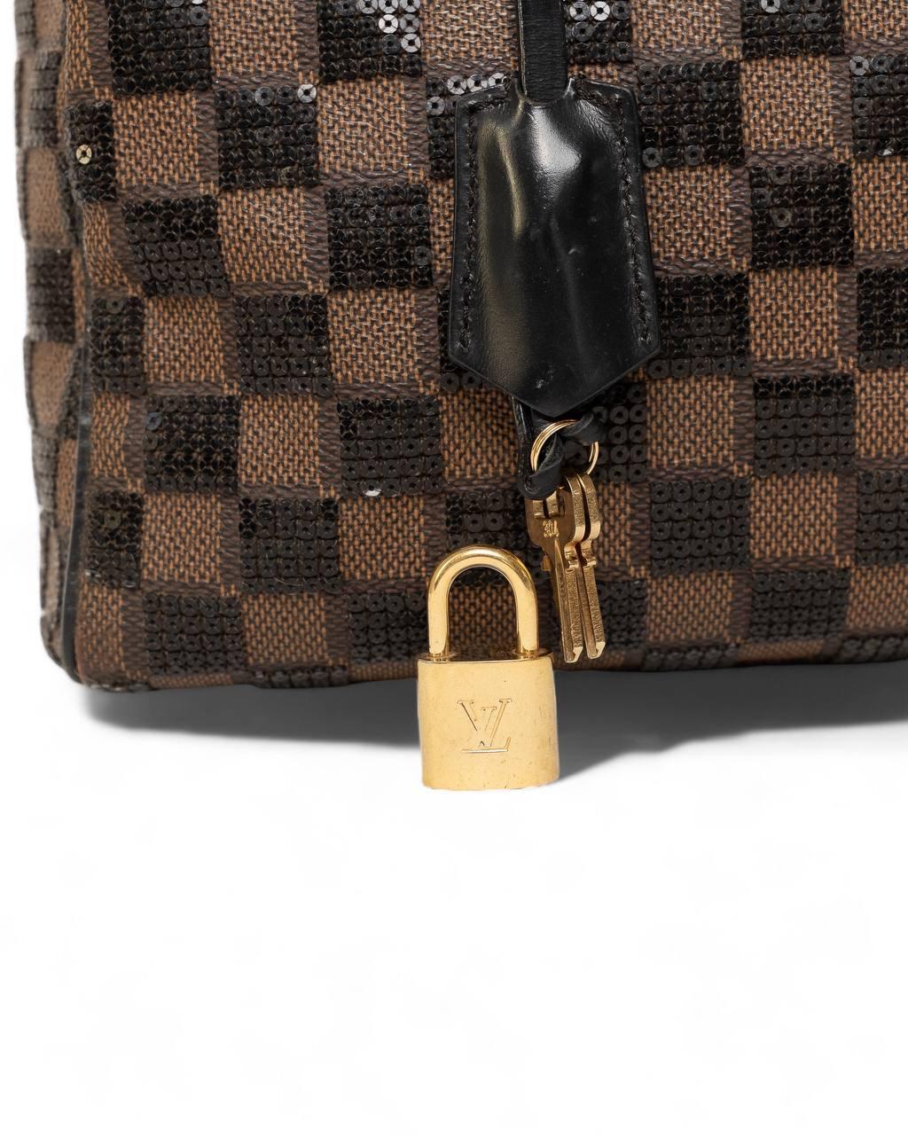Borsa A Mano Louis Vuitton Speedy 30 Damier Paillettes L.E. For Sale 6