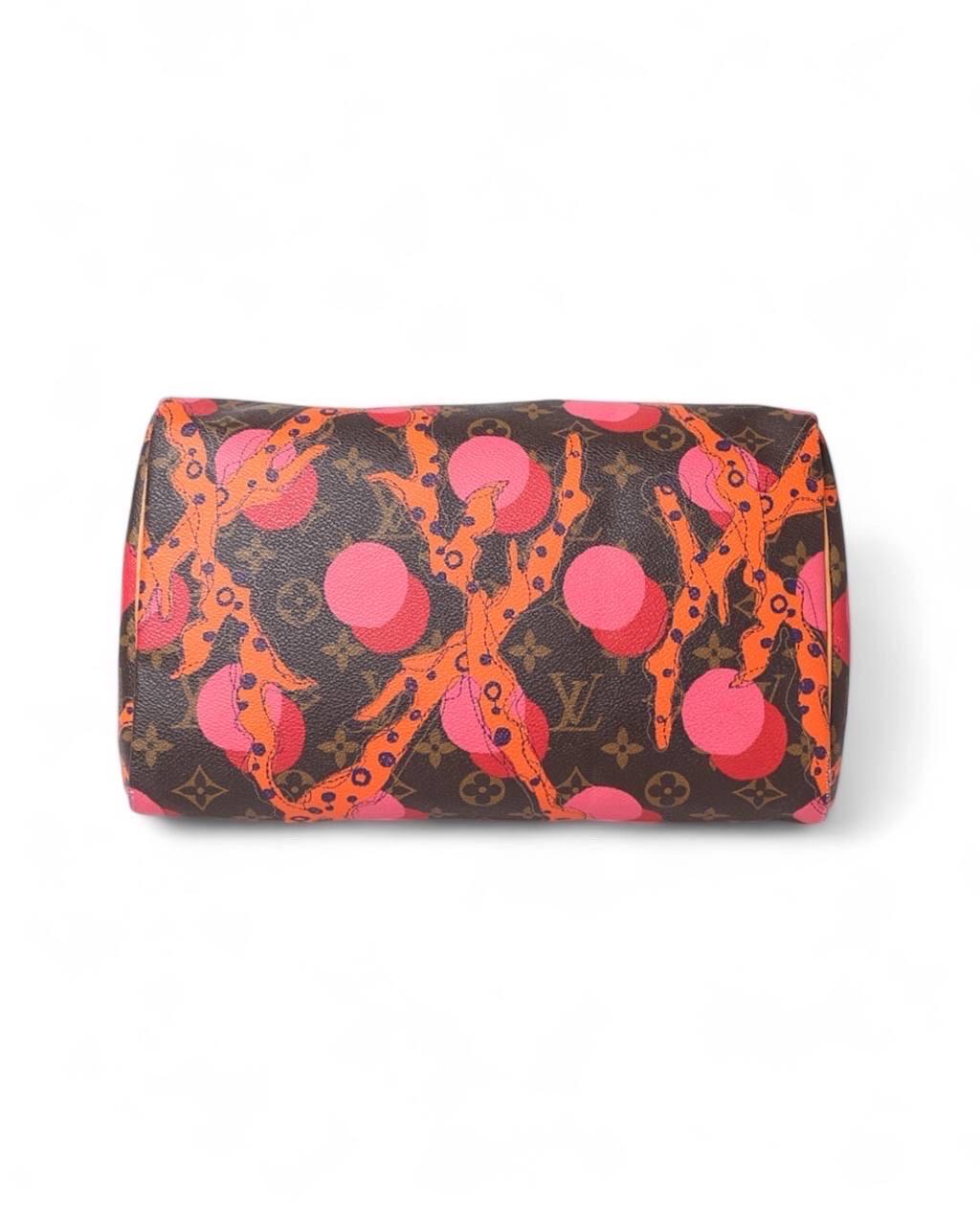 Borsa A Mano Louis Vuitton Speedy 30 Monogramme Grenade Ramages en vente 7