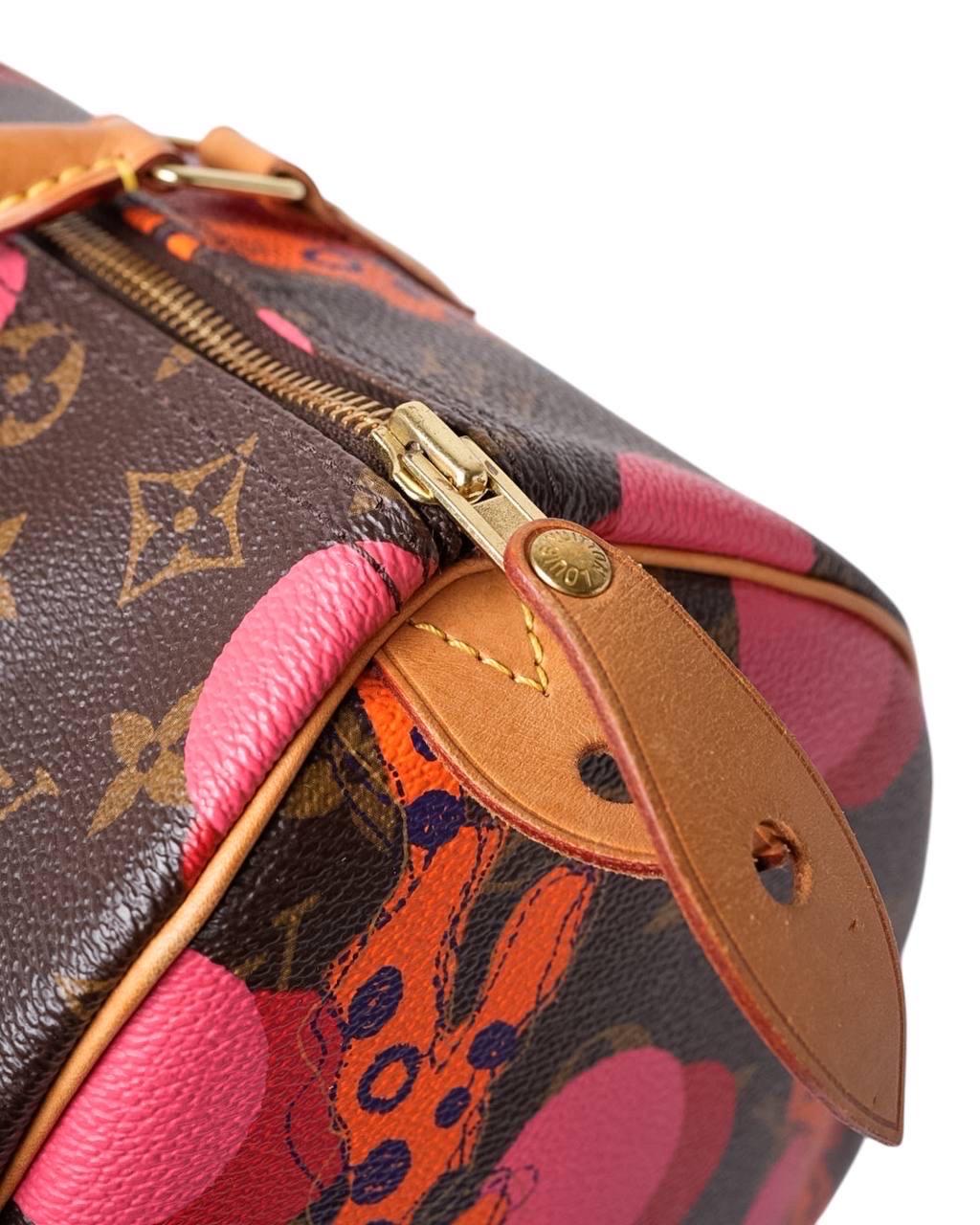 Borsa A Mano Louis Vuitton Speedy 30 Monogramme Grenade Ramages Pour femmes en vente
