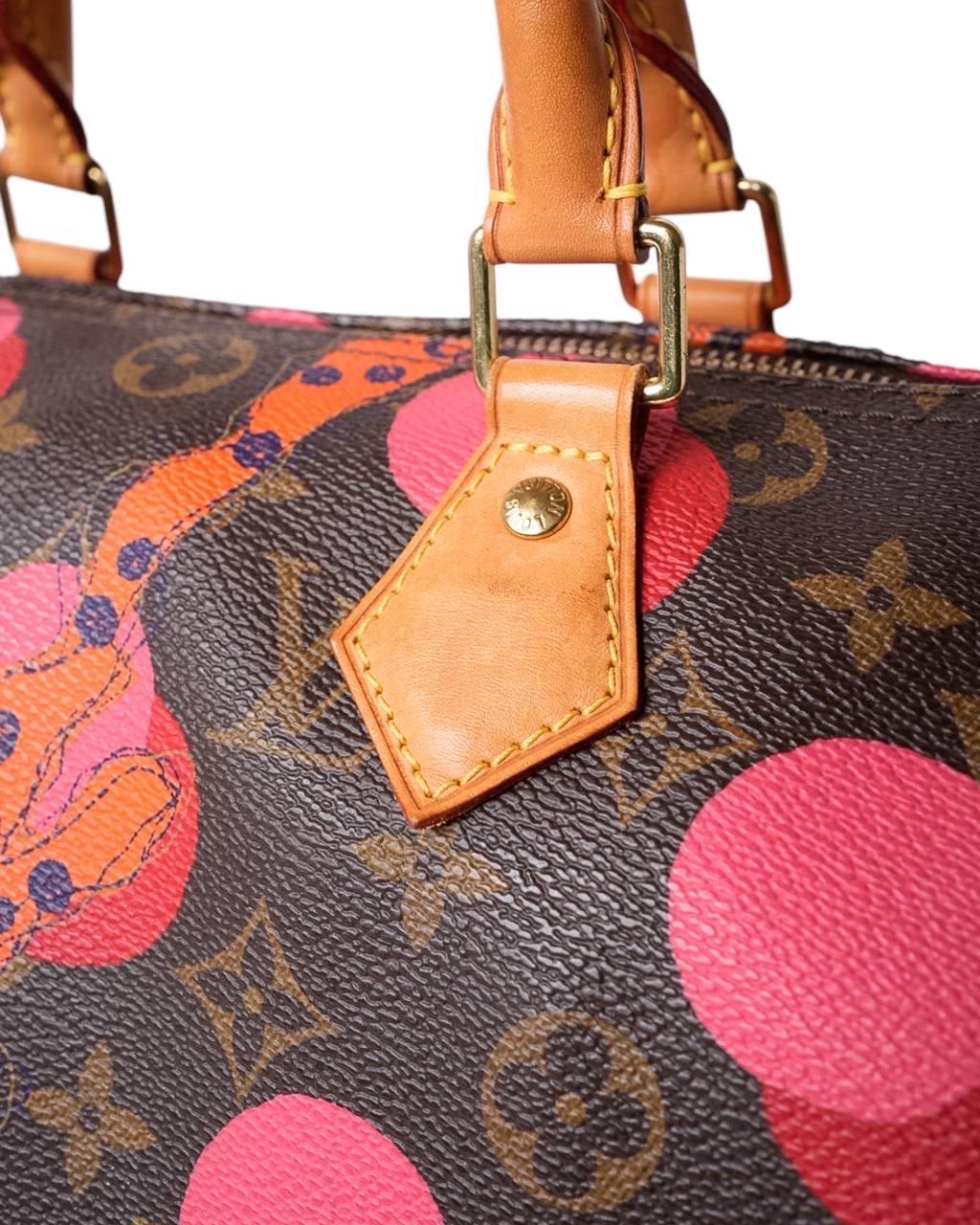 Borsa A Mano Louis Vuitton Speedy 30 Monogramme Grenade Ramages en vente 1