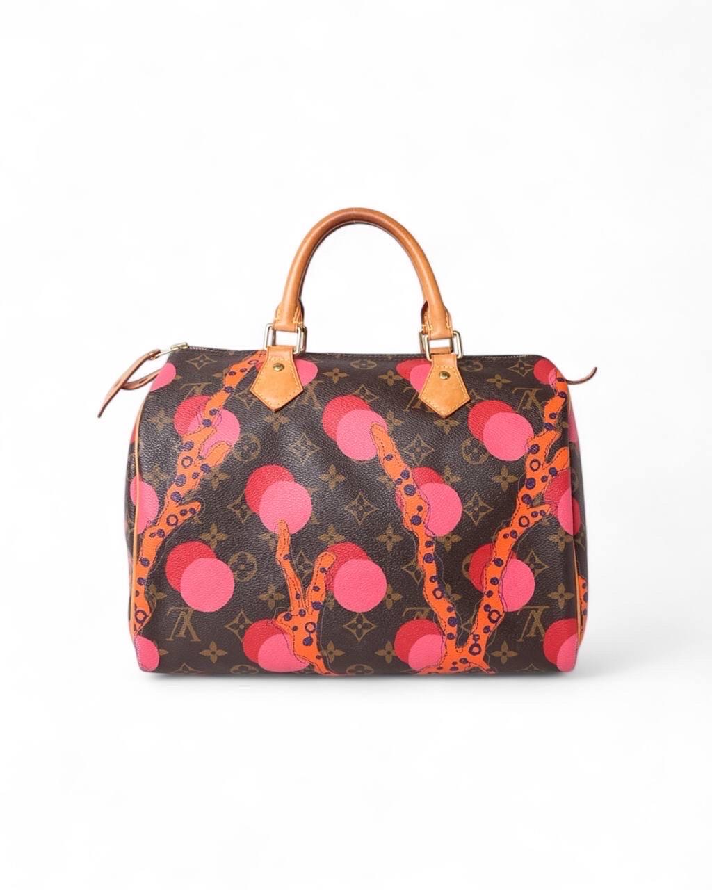 Borsa A Mano Louis Vuitton Speedy 30 Monogramme Grenade Ramages en vente 3