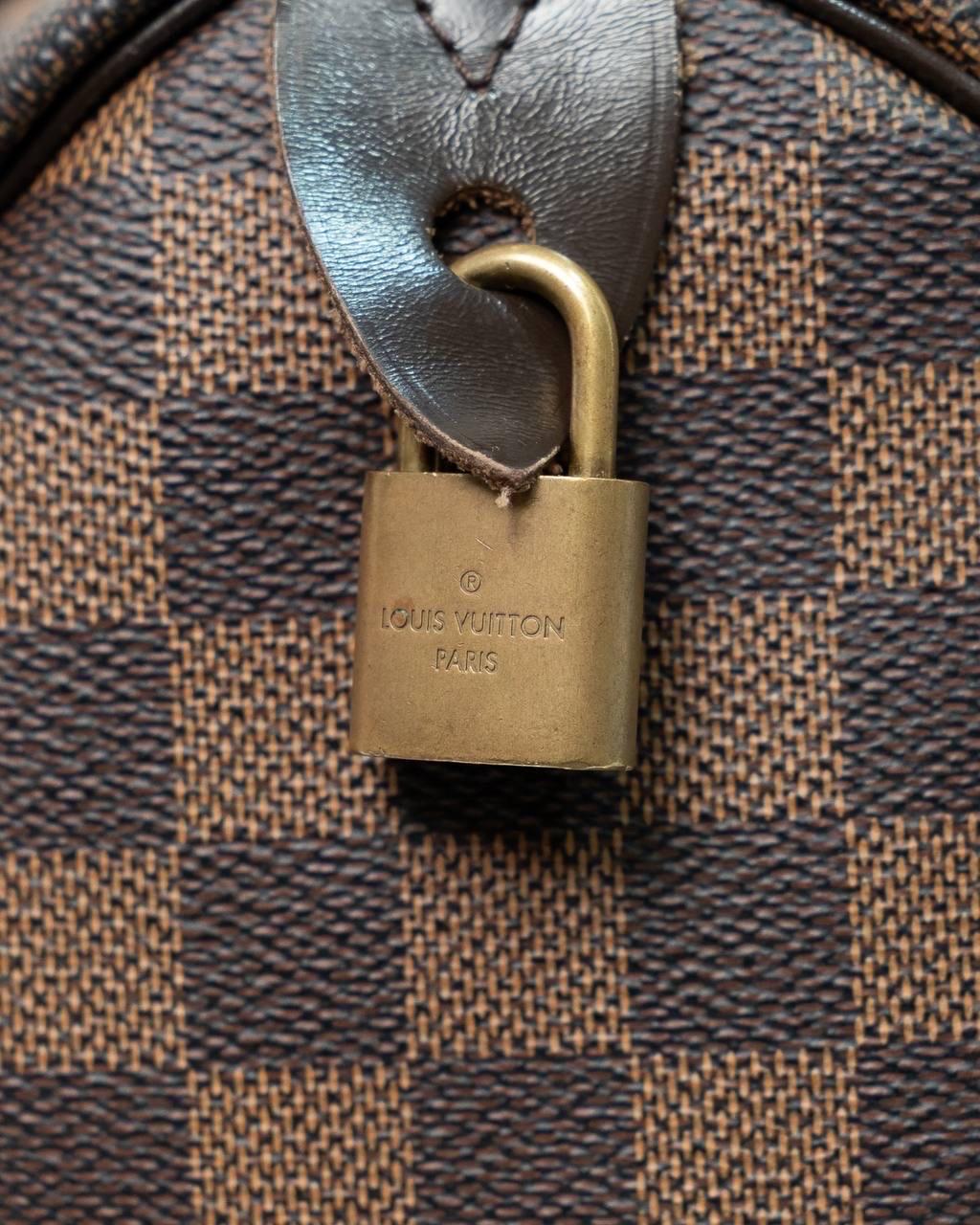 Borsa a Mano Louis Vuitton Speedy 35 Damier Ebene 8