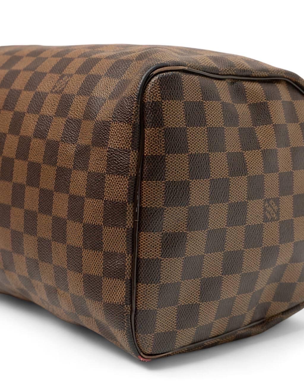 Borsa a Mano Louis Vuitton Speedy 35 Damier Ebene 9