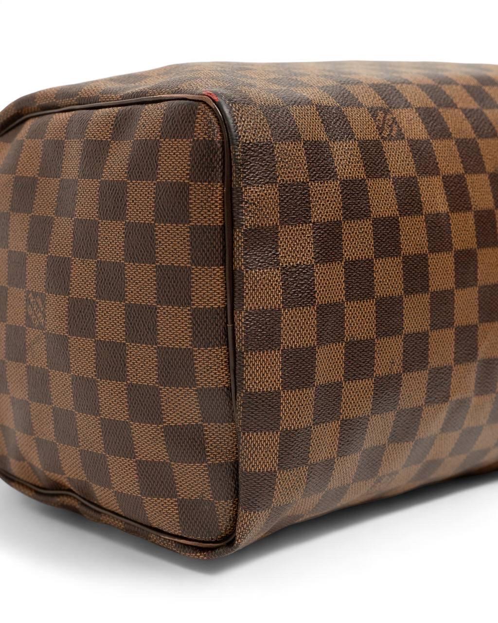 Borsa a Mano Louis Vuitton Speedy 35 Damier Ebene 10