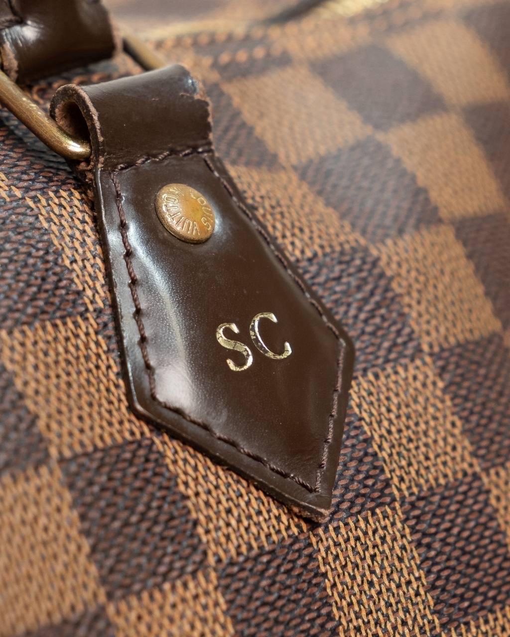 Borsa a Mano Louis Vuitton Speedy 35 Damier Ebene 5