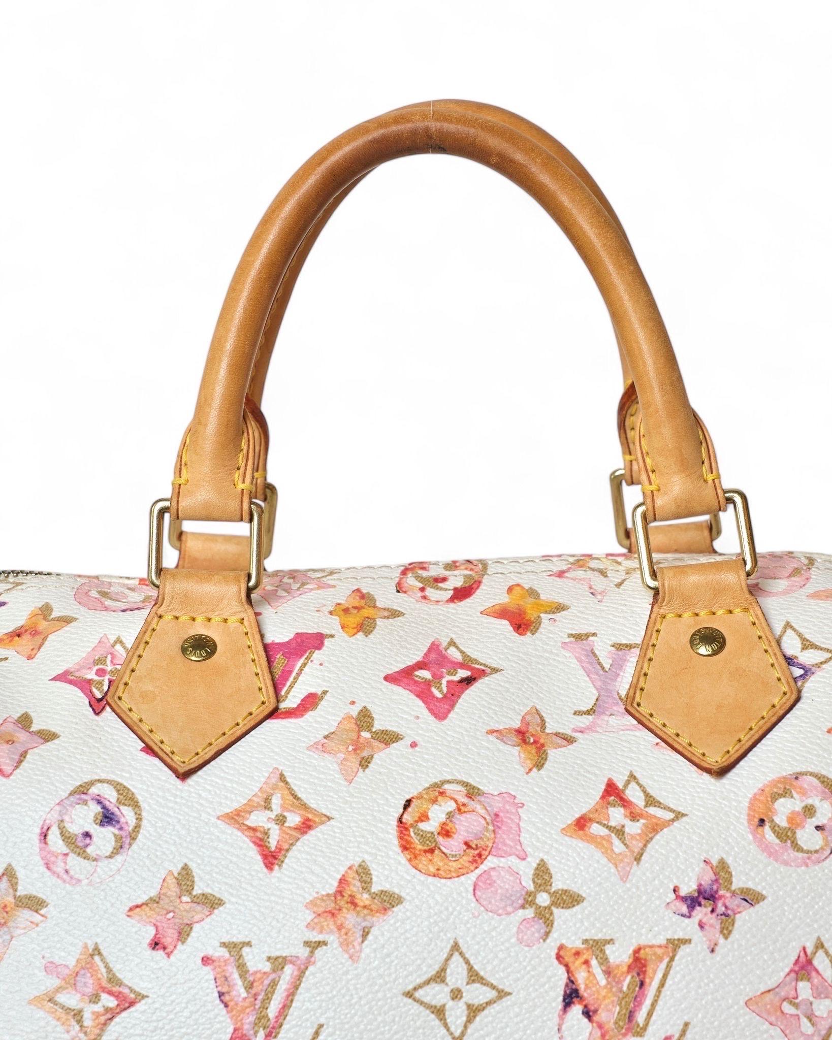 Women's Borsa a mano Louis Vuitton Speedy 35 Monogram Aquarelle