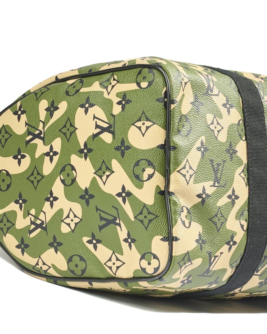Louis Vuitton Monogramouflage Speedy 35 X Takashi Murakami Bag For Sale 5