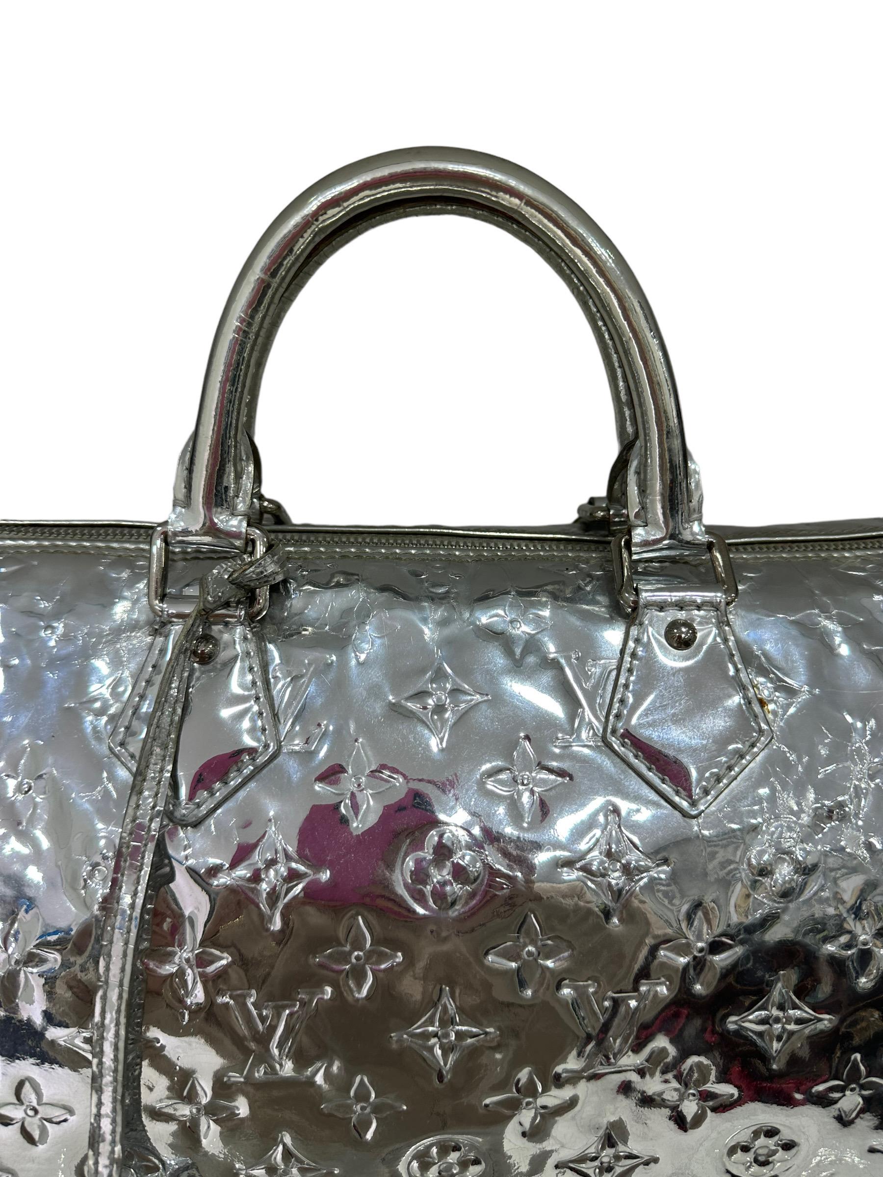 Borsa A Mano Louis Vuitton Speedy Miroir Argento 2008 In condizioni buone a Torre Del Greco, IT