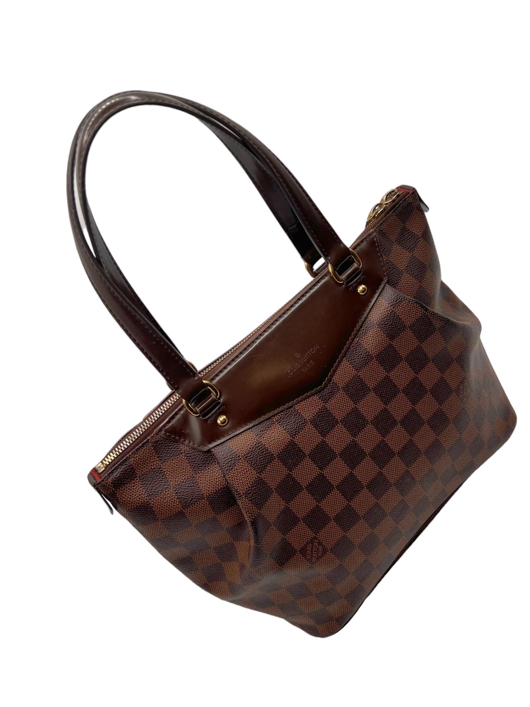 Borsa A Mano Louis Vuitton Westminster Damier Ebene PM In Good Condition In Torre Del Greco, IT