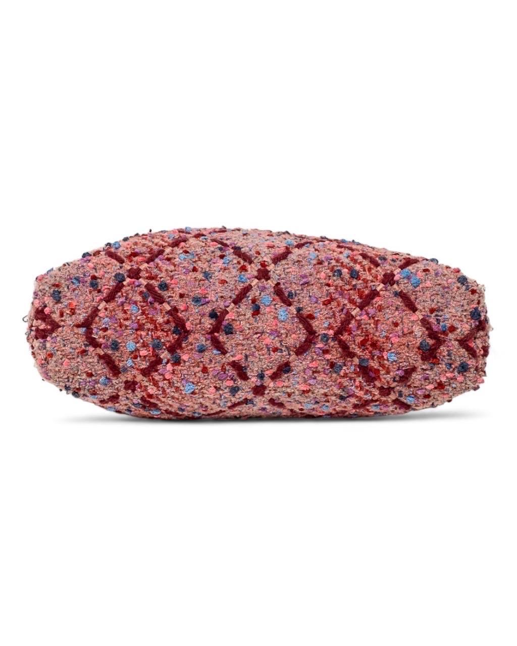 Borsa a Spalla Chanel 22 Bag Medium Tweed Rosa 5